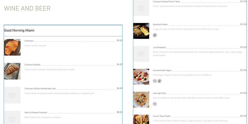 Madda’s Place Menu