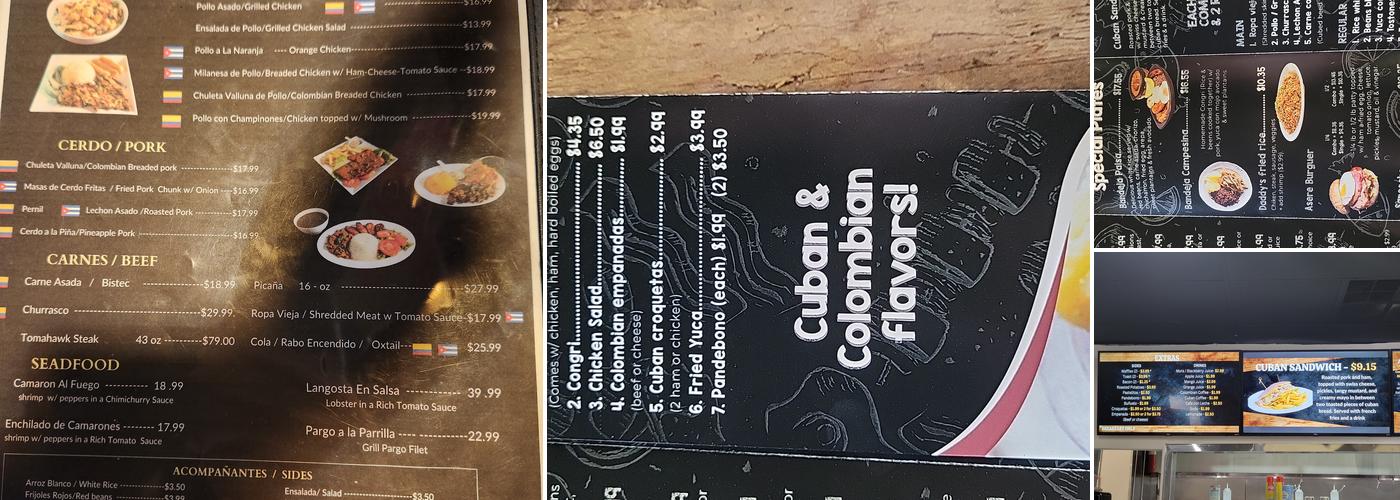 Beans Restaurant Menu