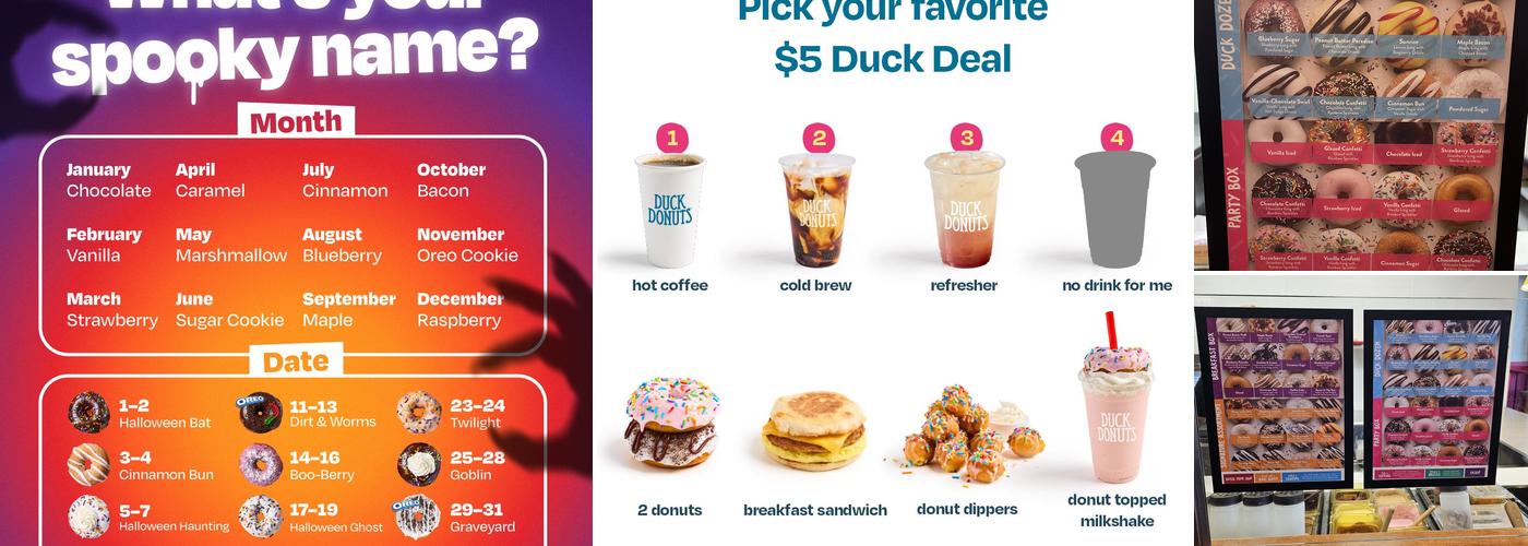 Duck Donuts Menu