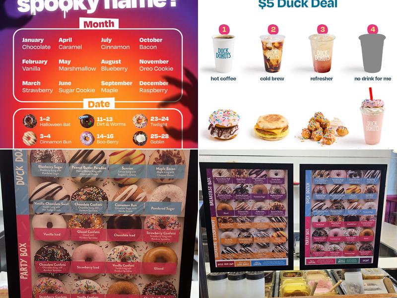 Duck Donuts Menu