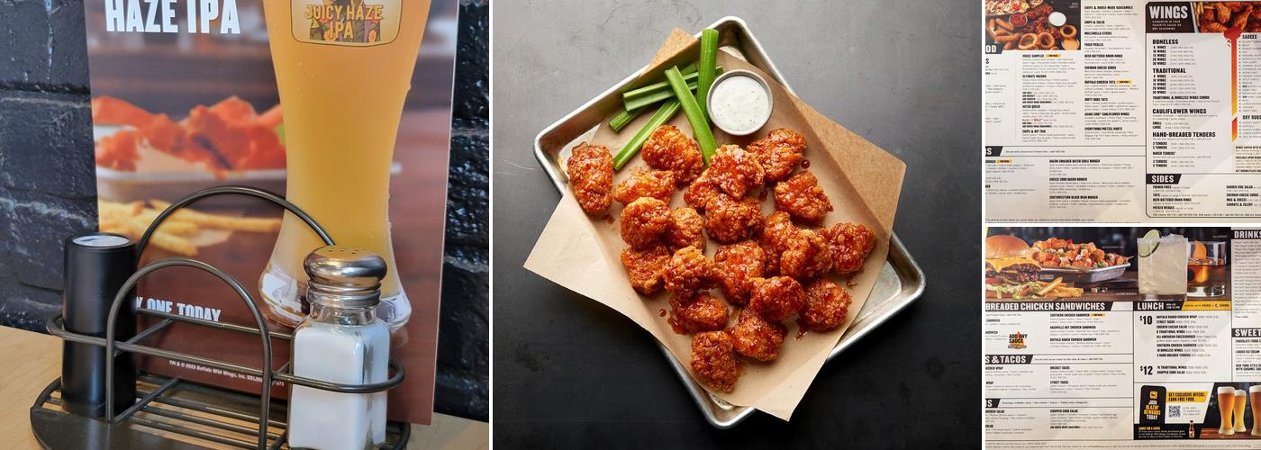 Buffalo Wild Wings Menu