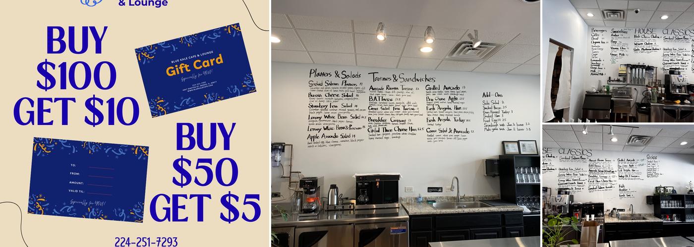 Blue Kale Cafe & Lounge Menu