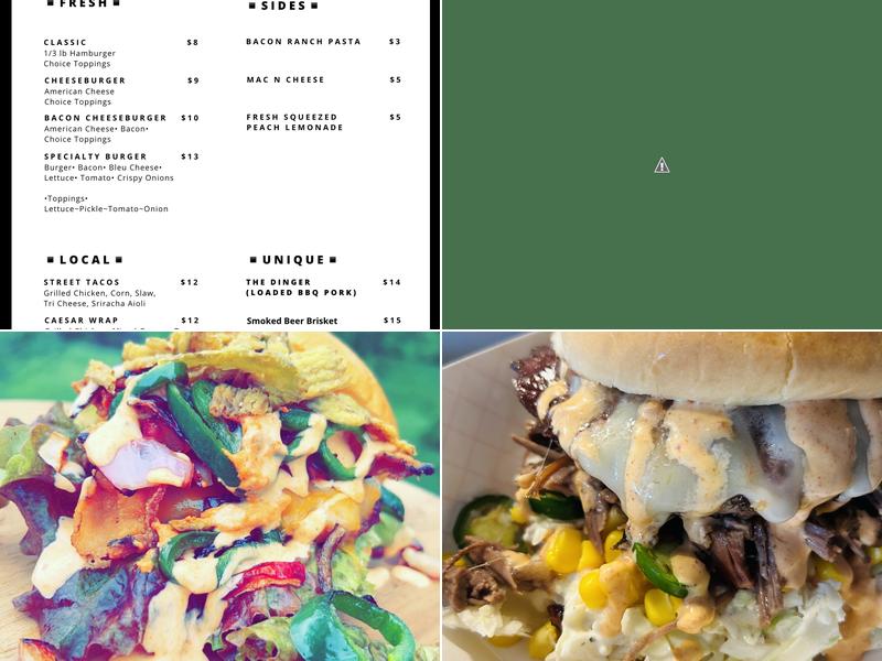 Dinger’s D’Lite’s Menu