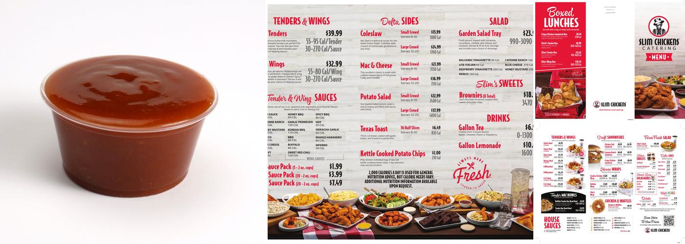 Slim Chickens Menu