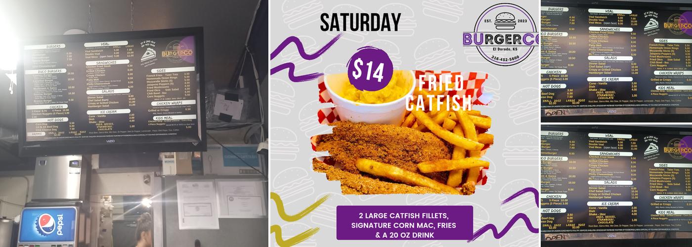 BUrgerCo Menu