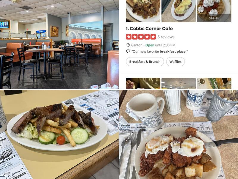 Cobbs Corner Cafe 110 Washington St, Canton