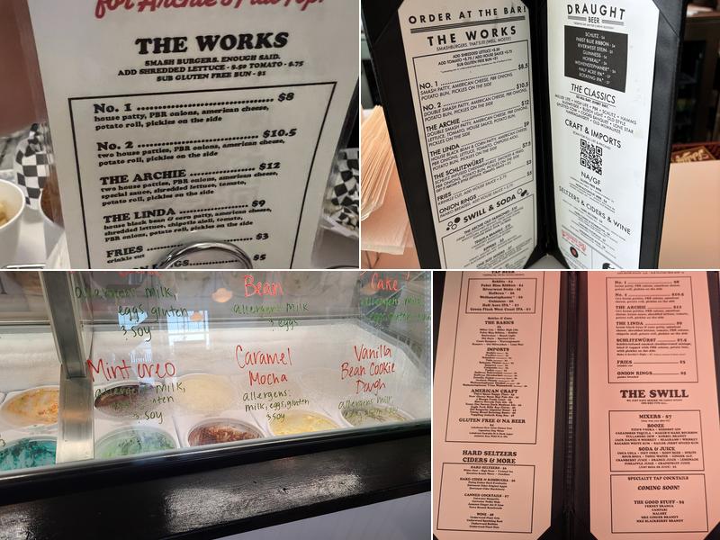 Archie's Flat Top Menu