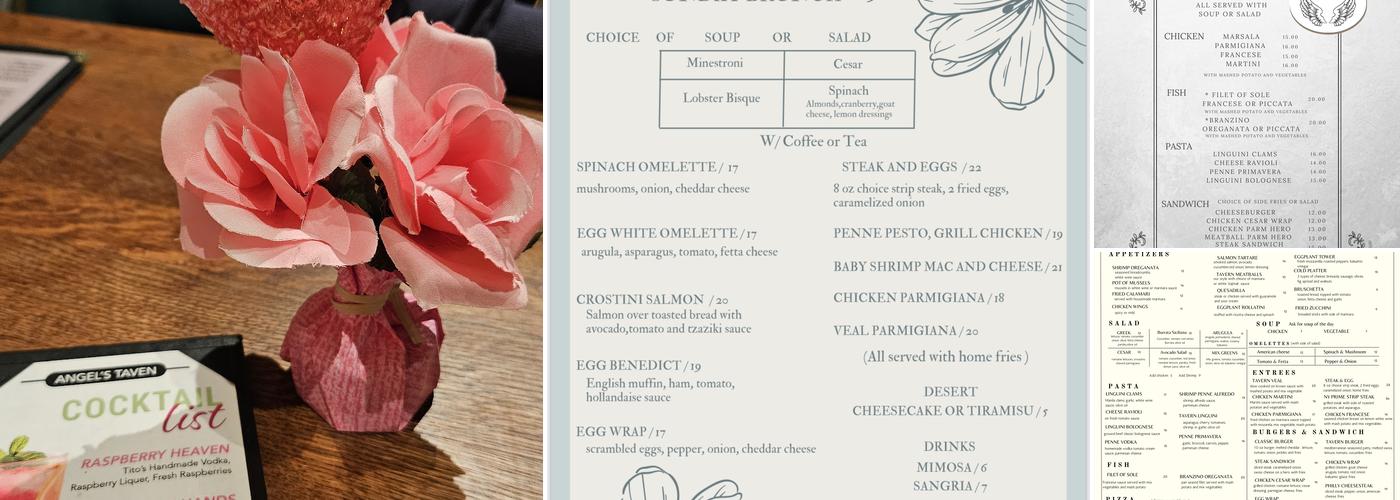 Angel's Tavern Menu