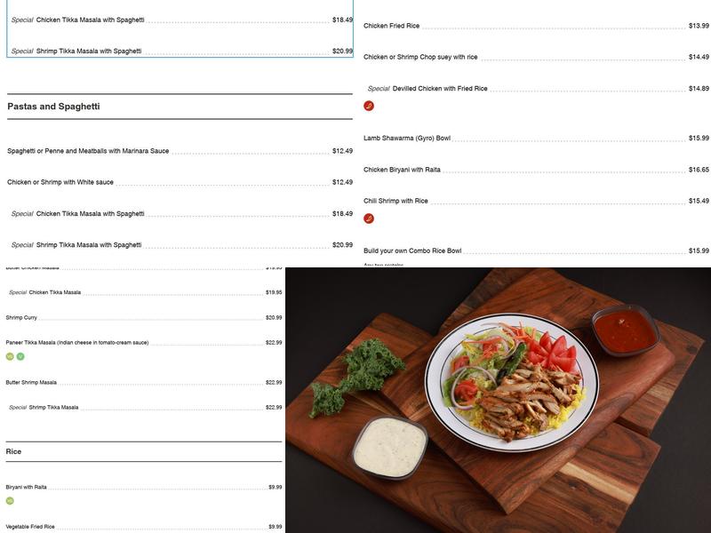 Grebe's Kitchen Menu