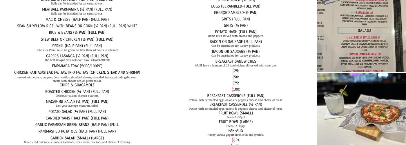 B-UNOS Menu