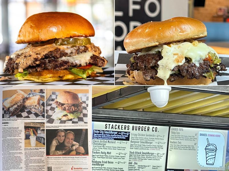 Stackers Burger Co. Menu