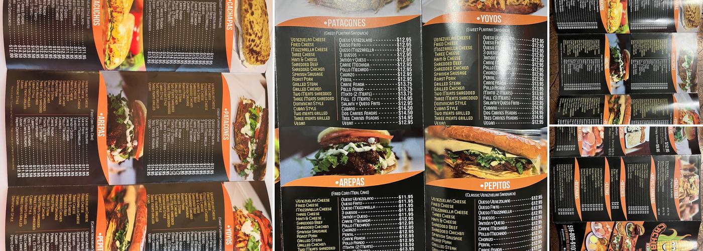 Cachapas Long Island Menu
