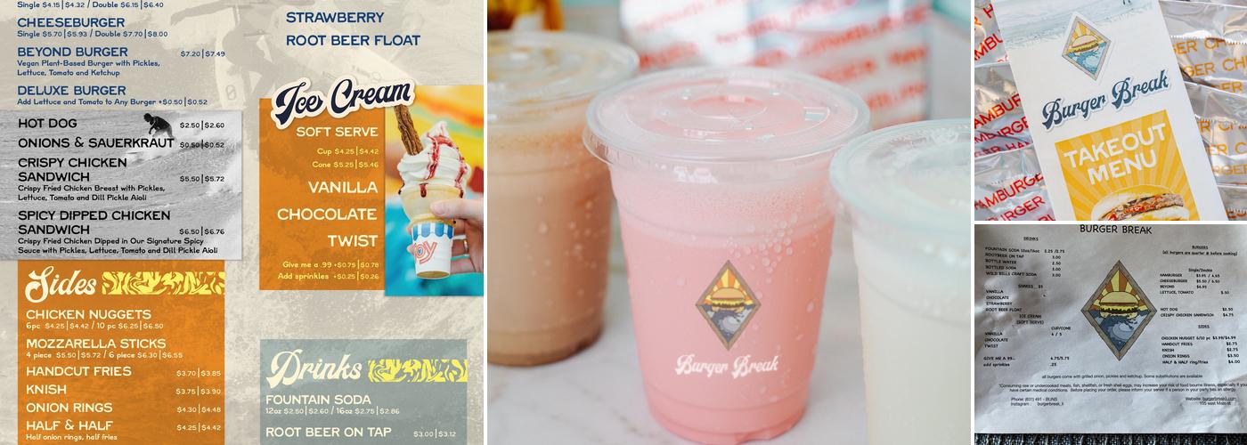 Burger Break Menu