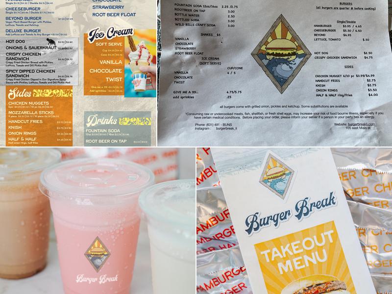 Burger Break Menu