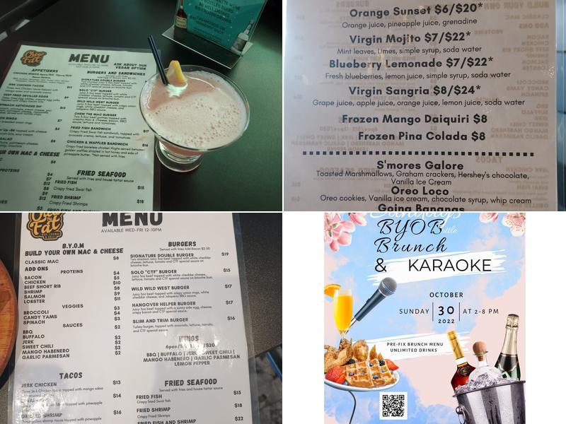 Chew The Fat: Bar, Lounge, and Grill Menu