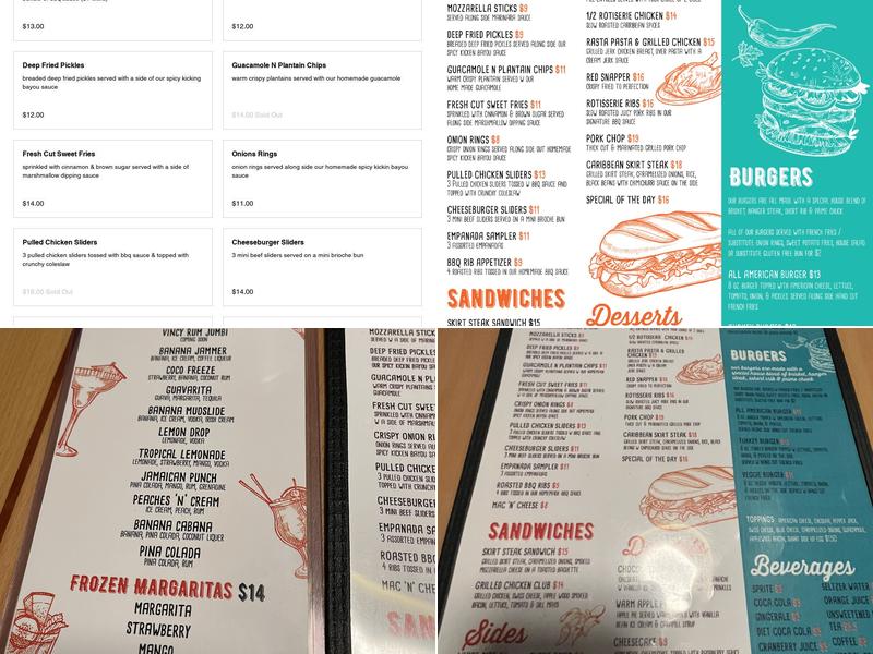 Woodzzy Bar & Restaurant Menu