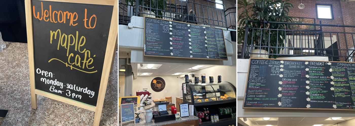 Maple cafe Menu