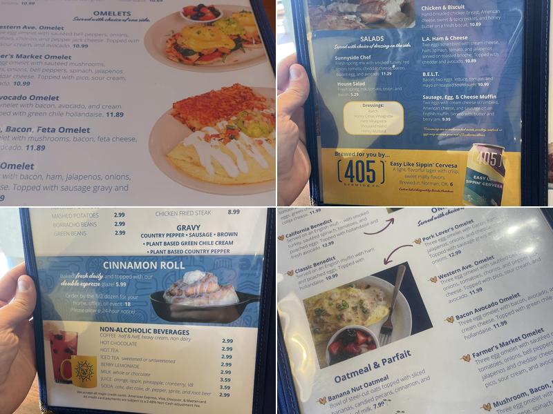 Sunnyside Diner Menu