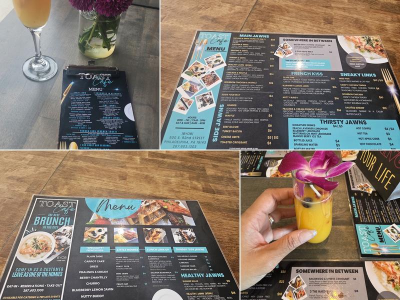 Toast Cafe Menu