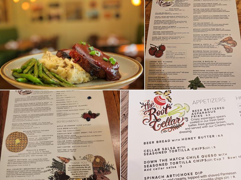 Root Cellar Cafe Menu