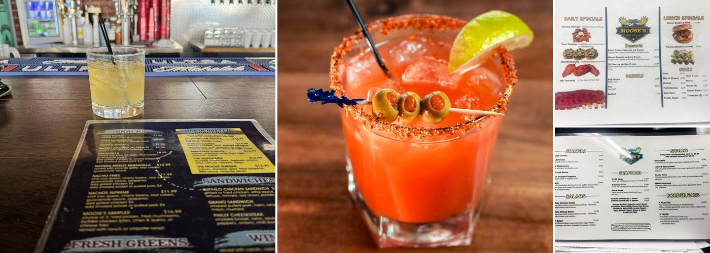 Moose's Draft House Menu