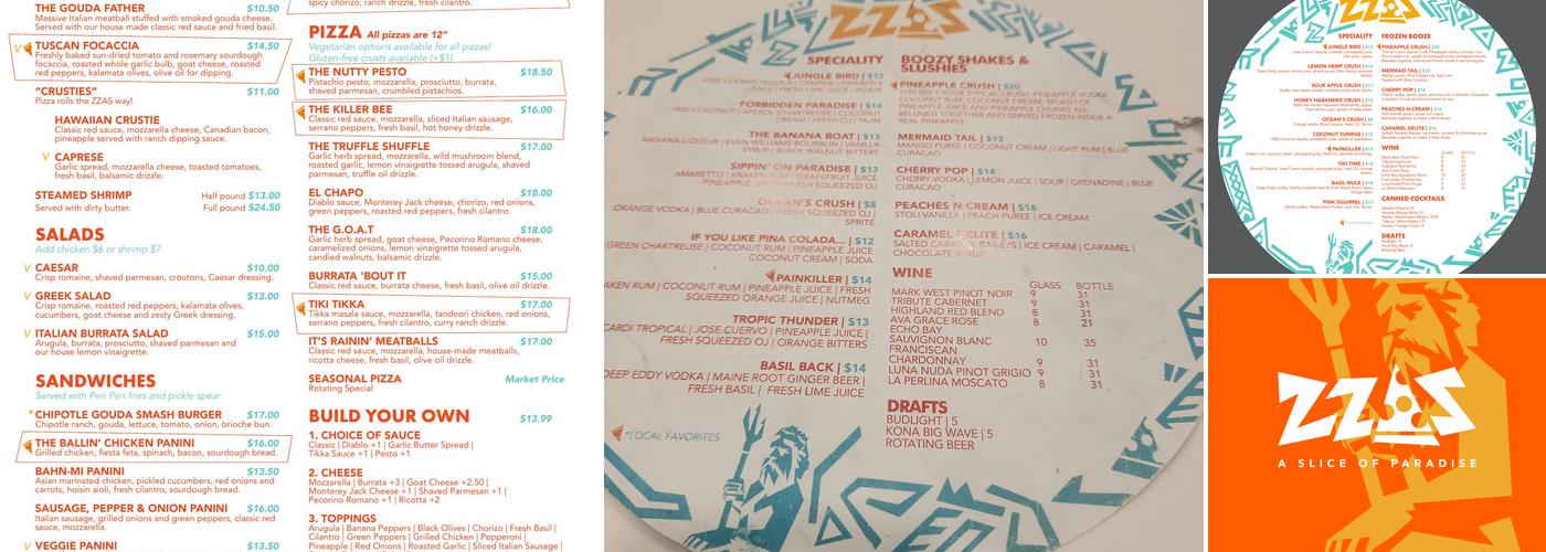 ZZAS Menu