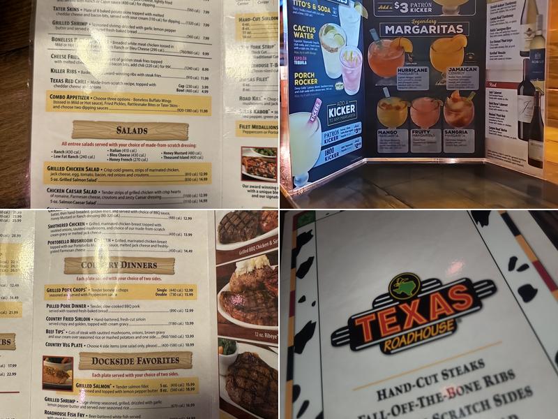 Texas Roadhouse Menu