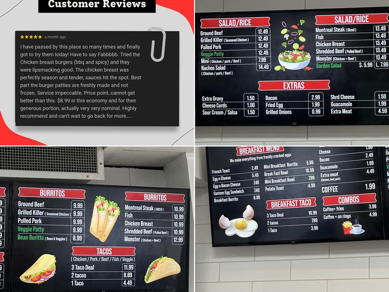 Grillies (Yonge & Sheppard) Menu