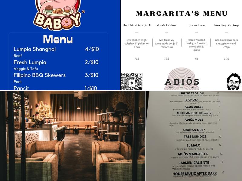 Adiõs Menu