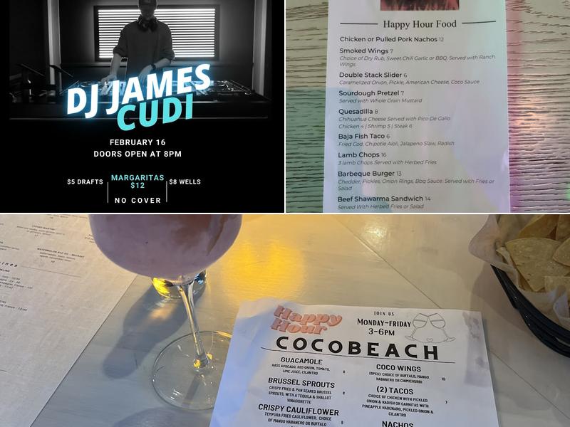 COCOBEACH SPORTS BAR & GRILL Menu