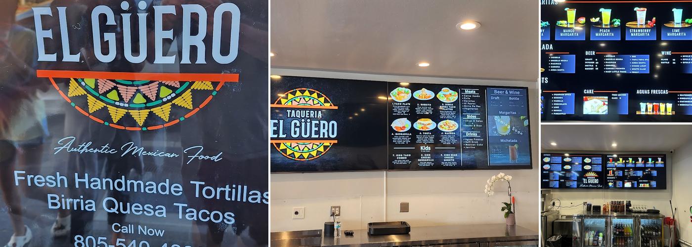 Taqueria El Guero Menu