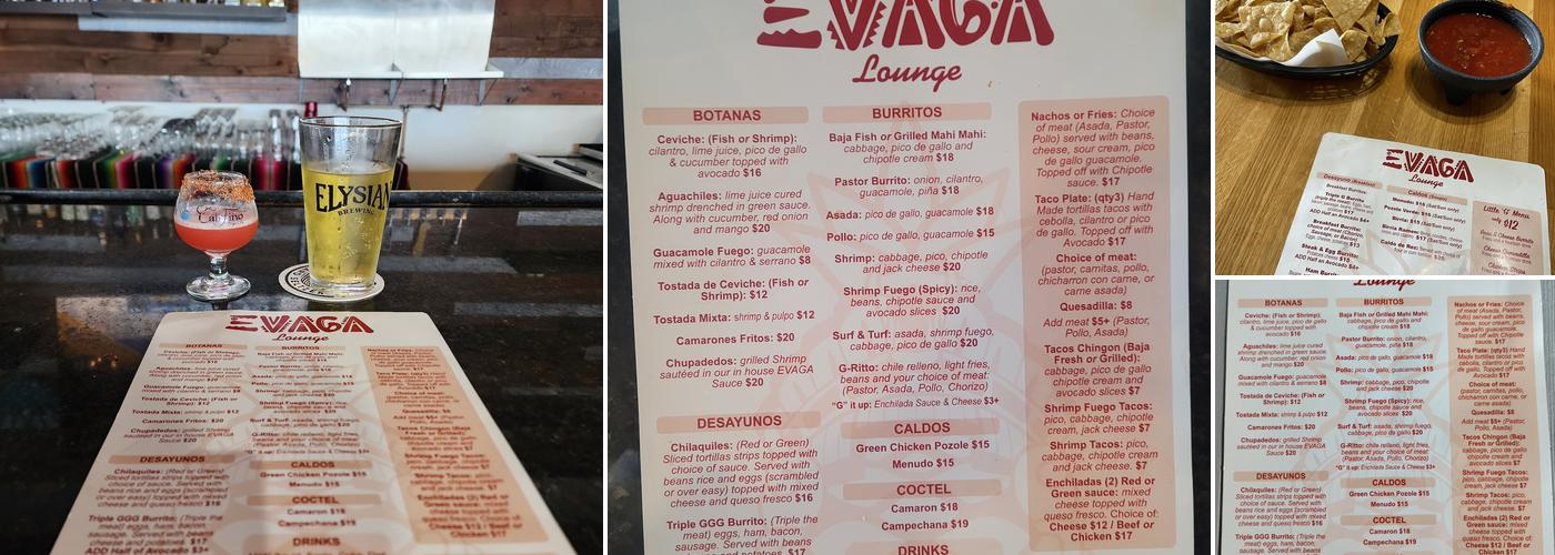 Evaga Menu