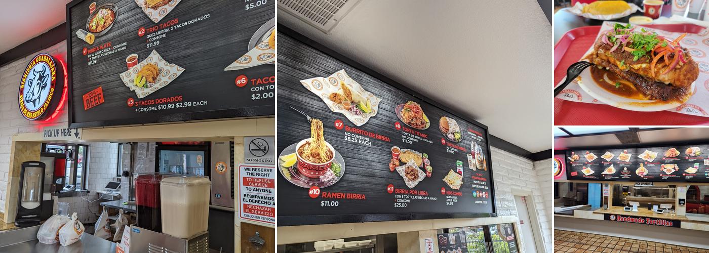 Birrieria Guadalajara Menu