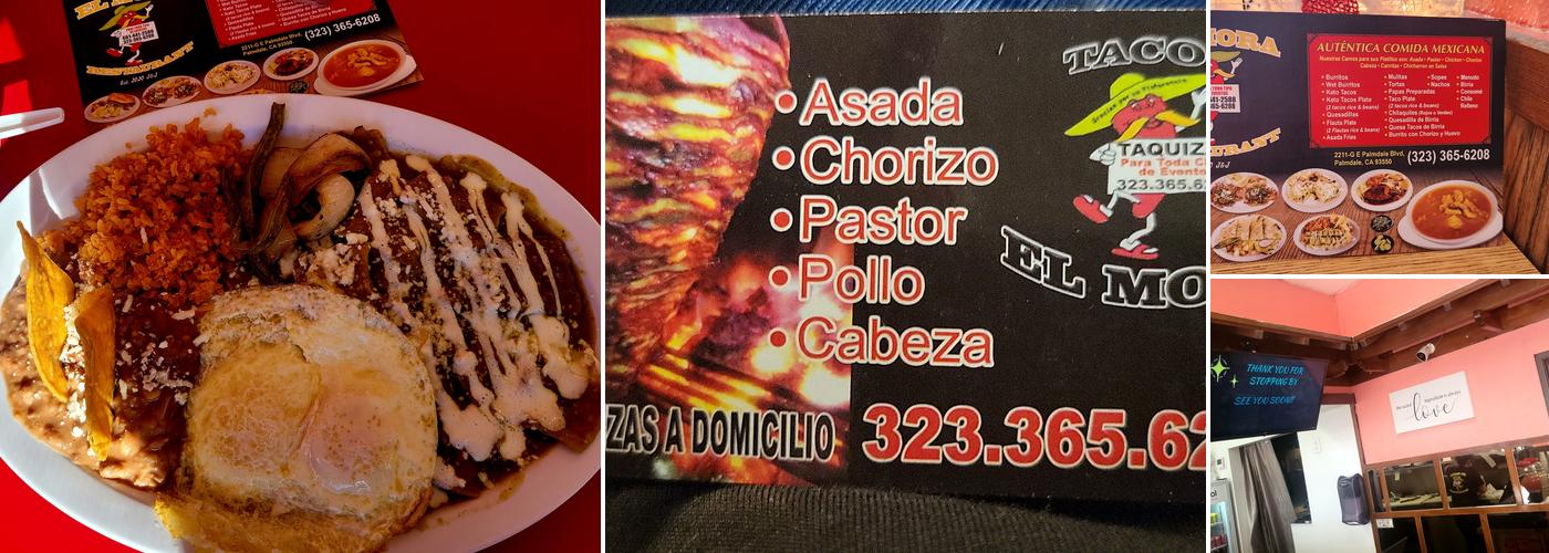 El Mora Restaurant Menu