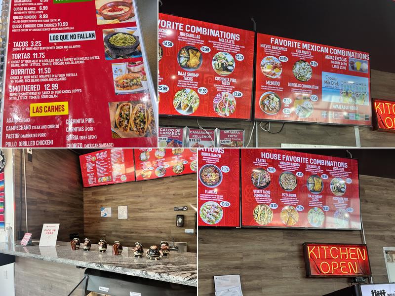 Mariachi Loco Mexican Grill & Taqueria Menu