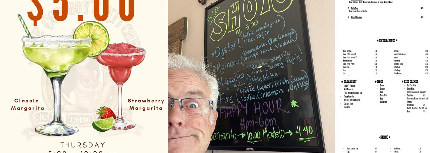 The Cowboy’s Kitchen Menu