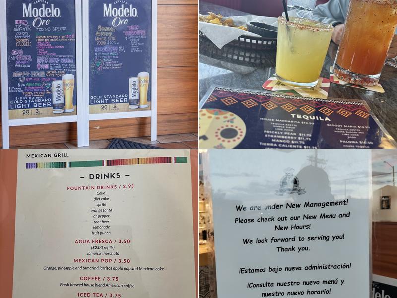 Mi Tierra Caliente Menu