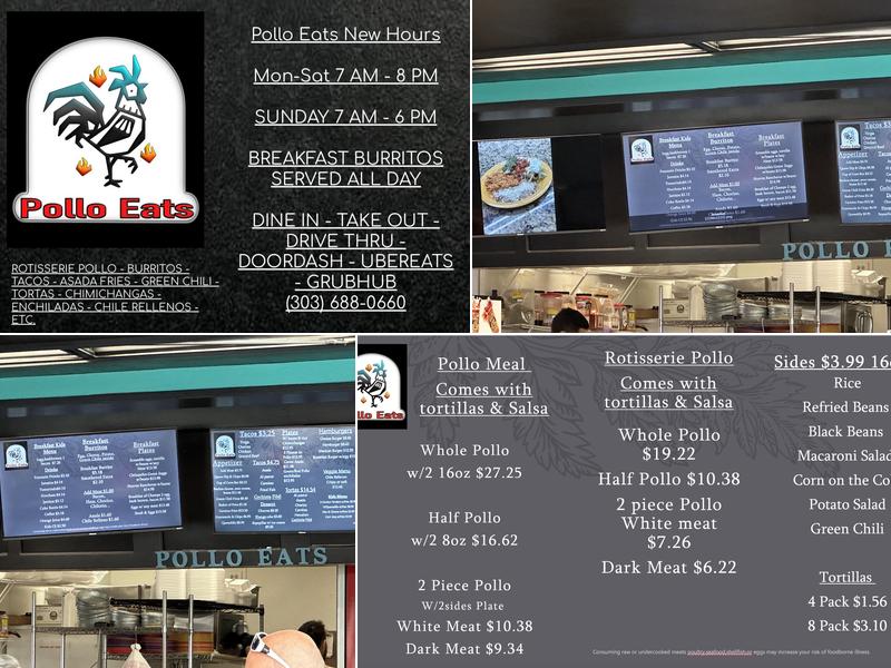 Pollo Eats Menu