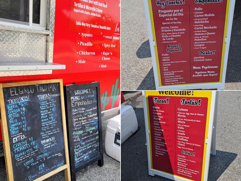 El Gordo Taco MX Menu