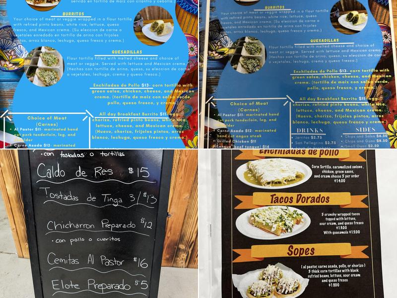 Taqueria El Compadre Menu