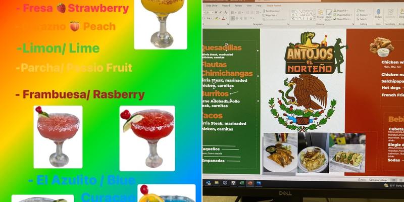 Antojos el Norteño Menu