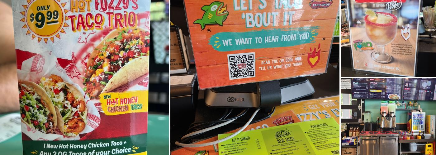 Fuzzy's Taco Shop Menu