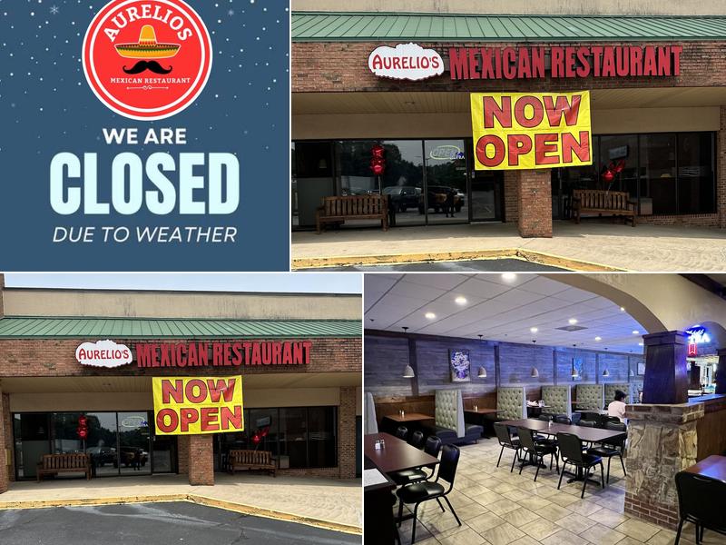 Aurelio’s Mexican Restaurant #2 1856 Thompson Bridge Rd, Gainesville