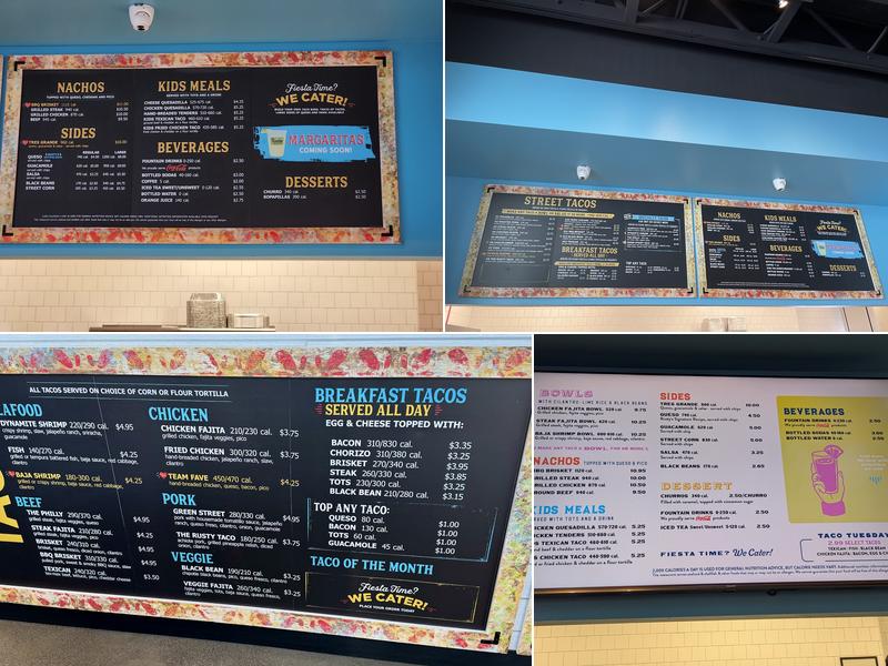 Rusty Taco Menu