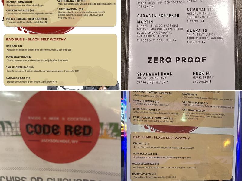 Code Red Menu