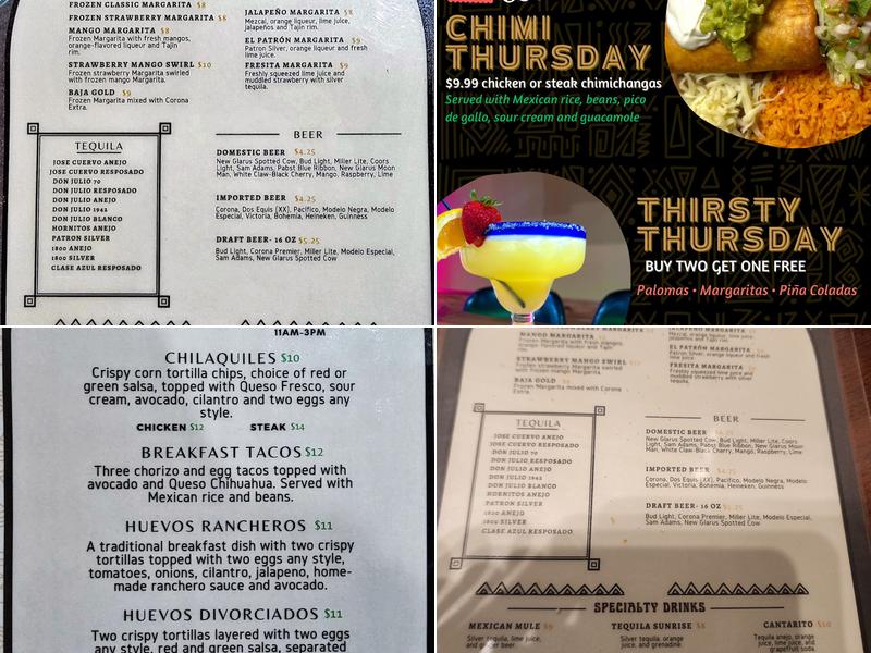 Jerry’s Mexican Kitchen & Bar Menu