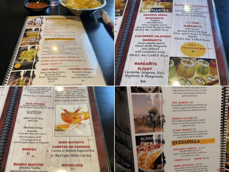 Arcos Menu