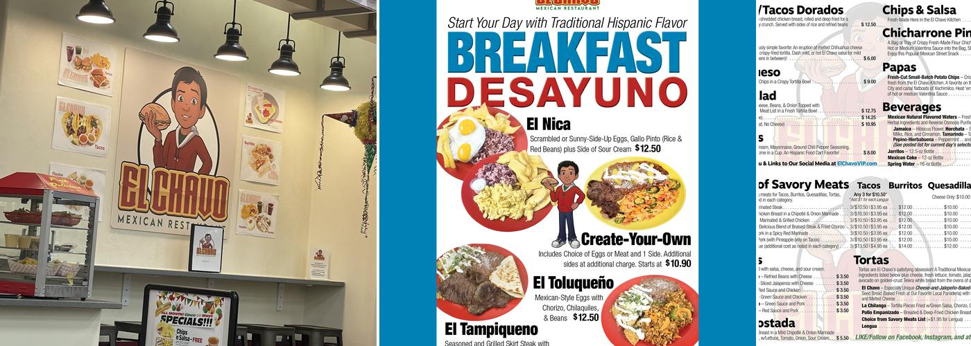 El Chavo Mexican Restaurant Menu
