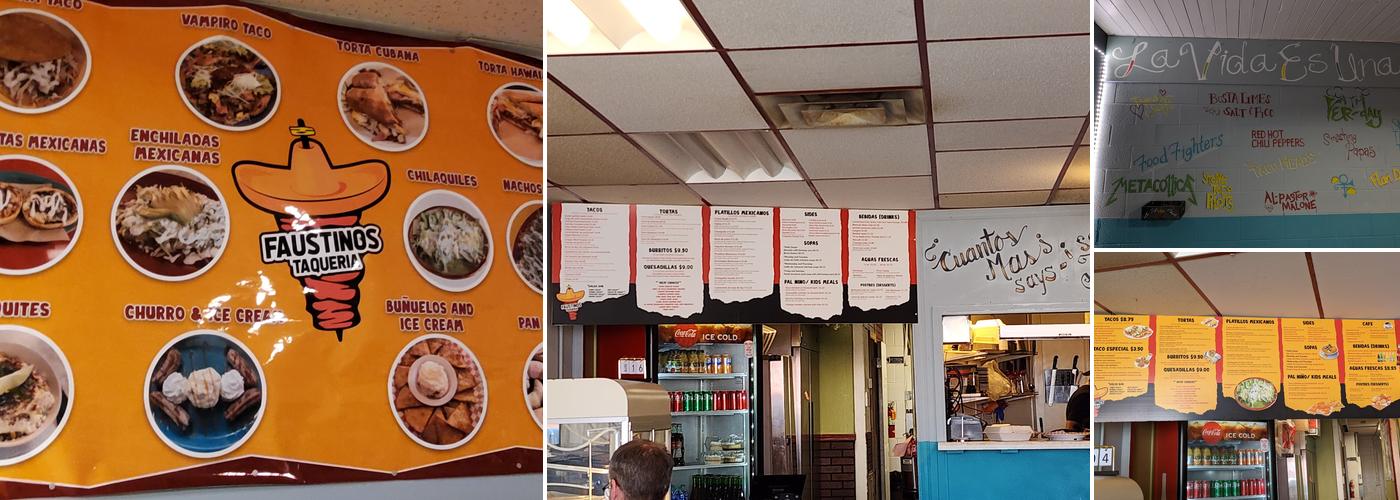 Faustinos Taqueria Menu