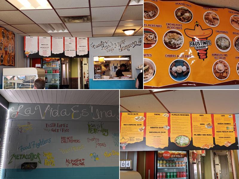 Faustinos Taqueria Menu